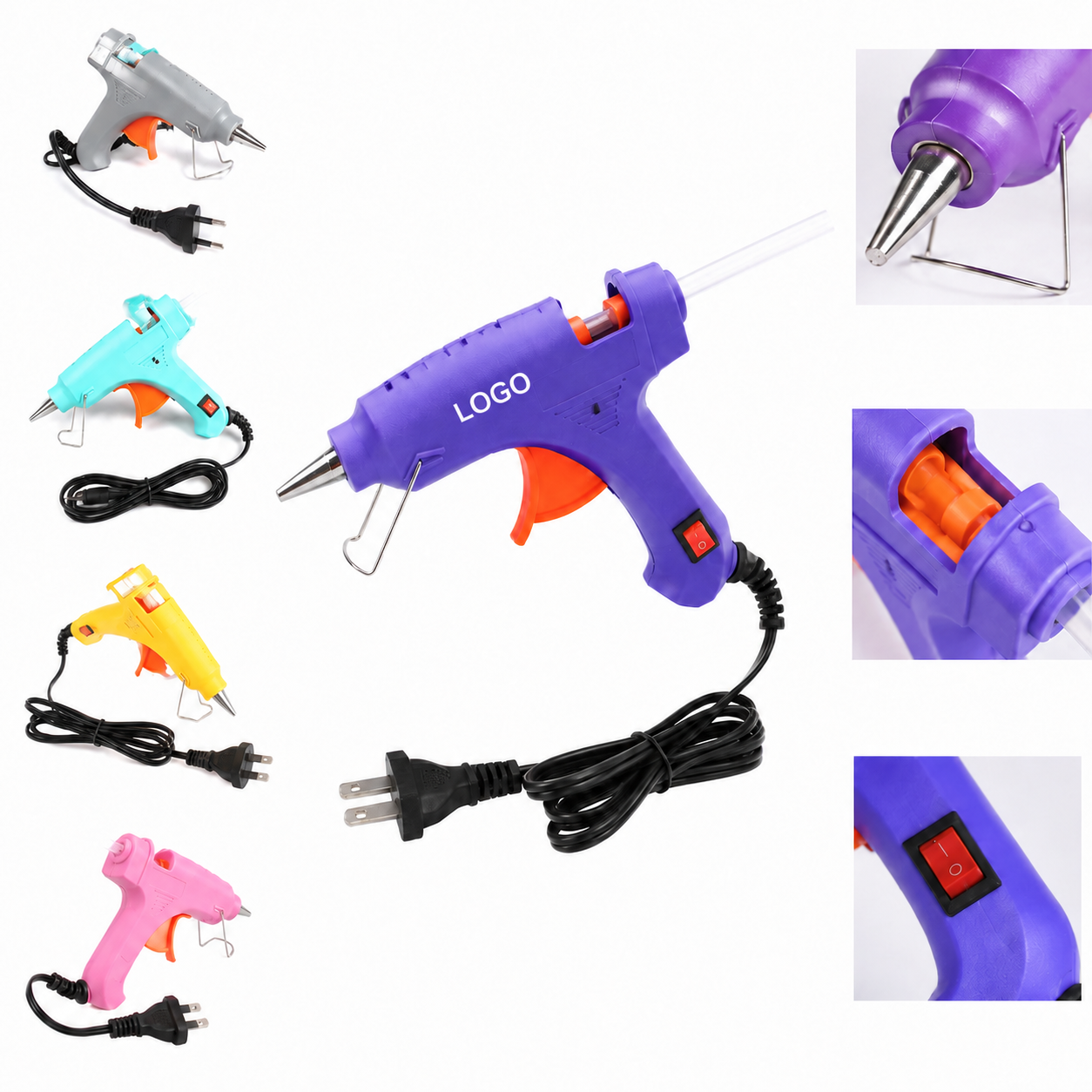 Rapid-Heating Professional Adhesive Tool Set with Precision Feed System