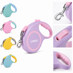Heavy-Duty 26ft Retractable Pet Leash with Quick-Lock Braking System