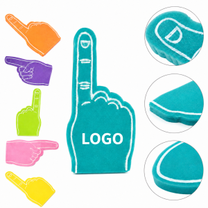 Compact Foam Spirit Finger for Rallies and Game Days