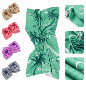 Full-Color Sublimated Sand-Resistant Microfiber Beach Towel - 30" x 60"